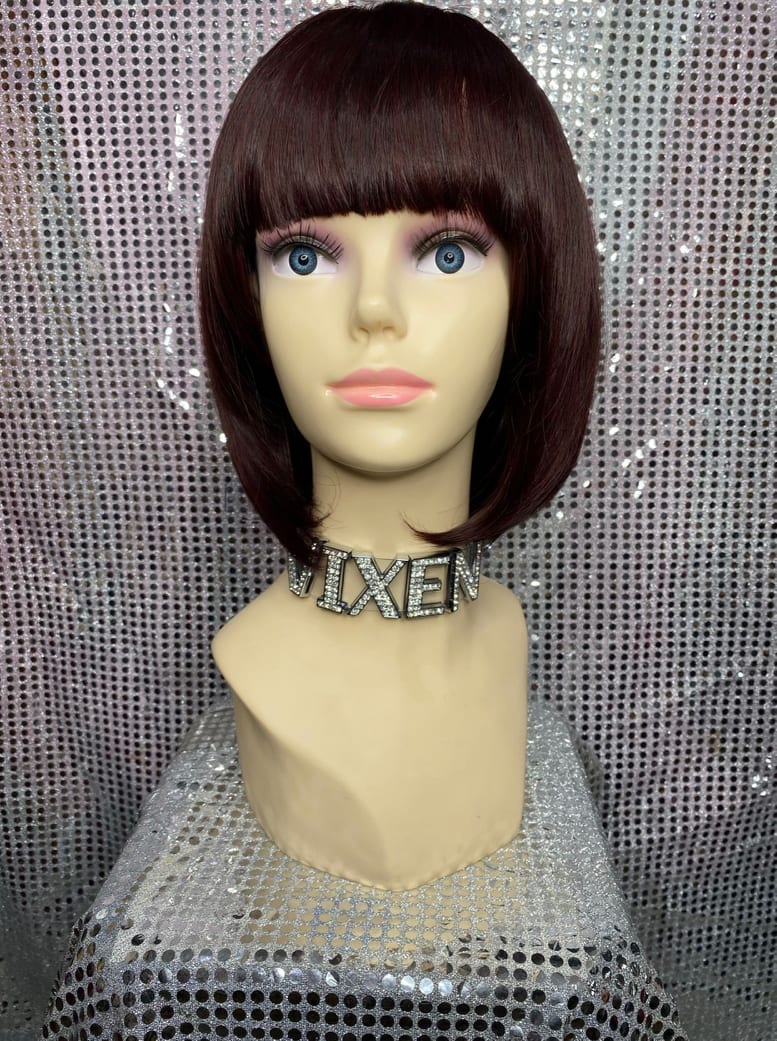 Natural Colour Straight Bob w/ Fringe - Image 3