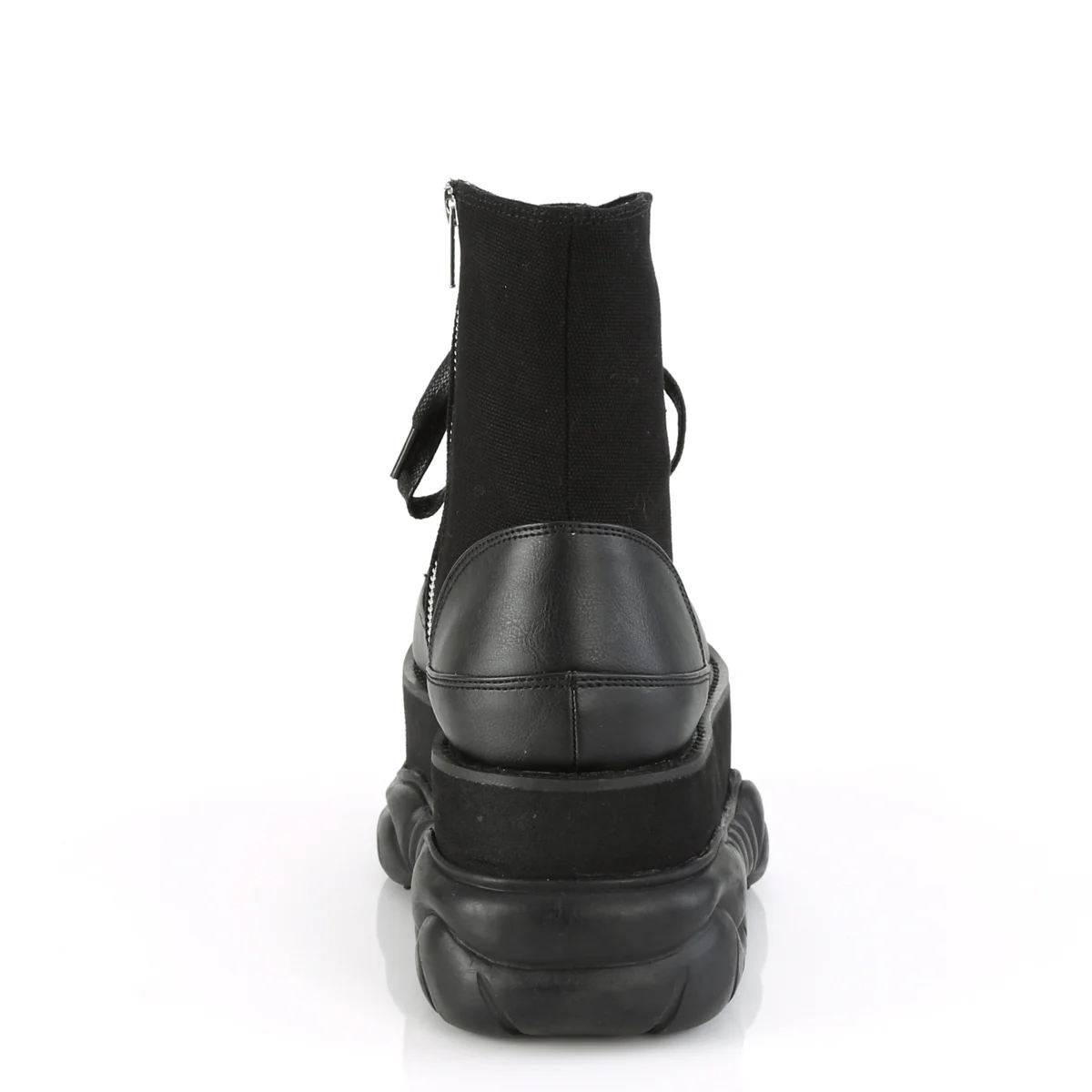 NEPTUNE-115 Black Canvas-Vegan Leather - Image 4