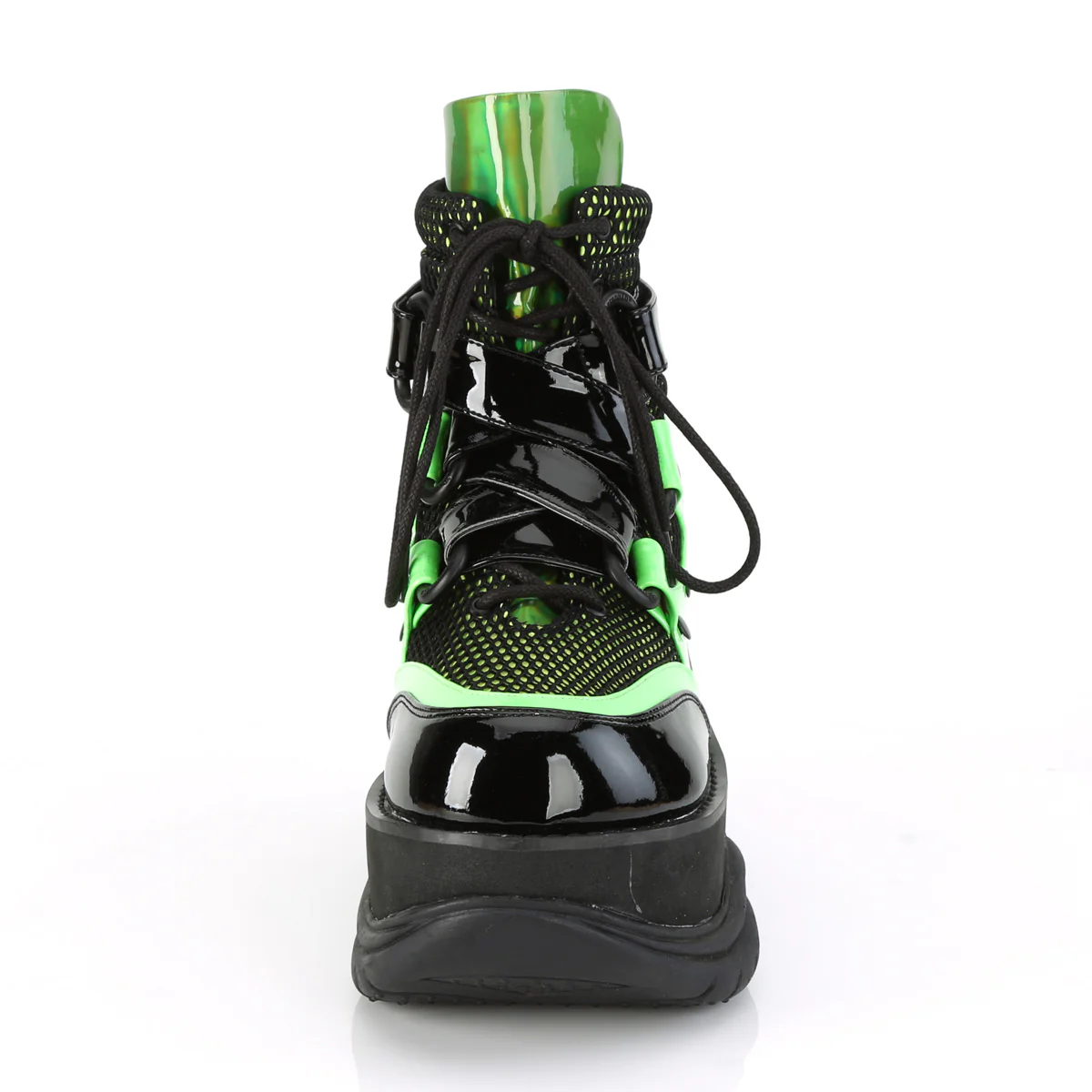 NEPTUNE-126  Black-Green Patent Multi - Image 2