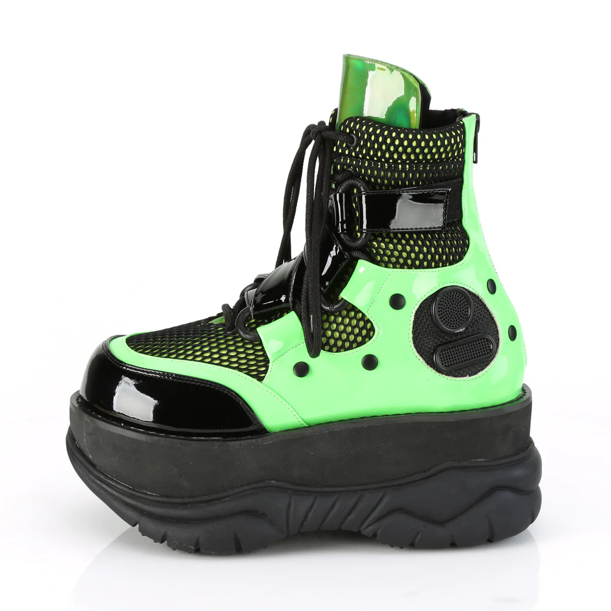 NEPTUNE-126  Black-Green Patent Multi - Image 3