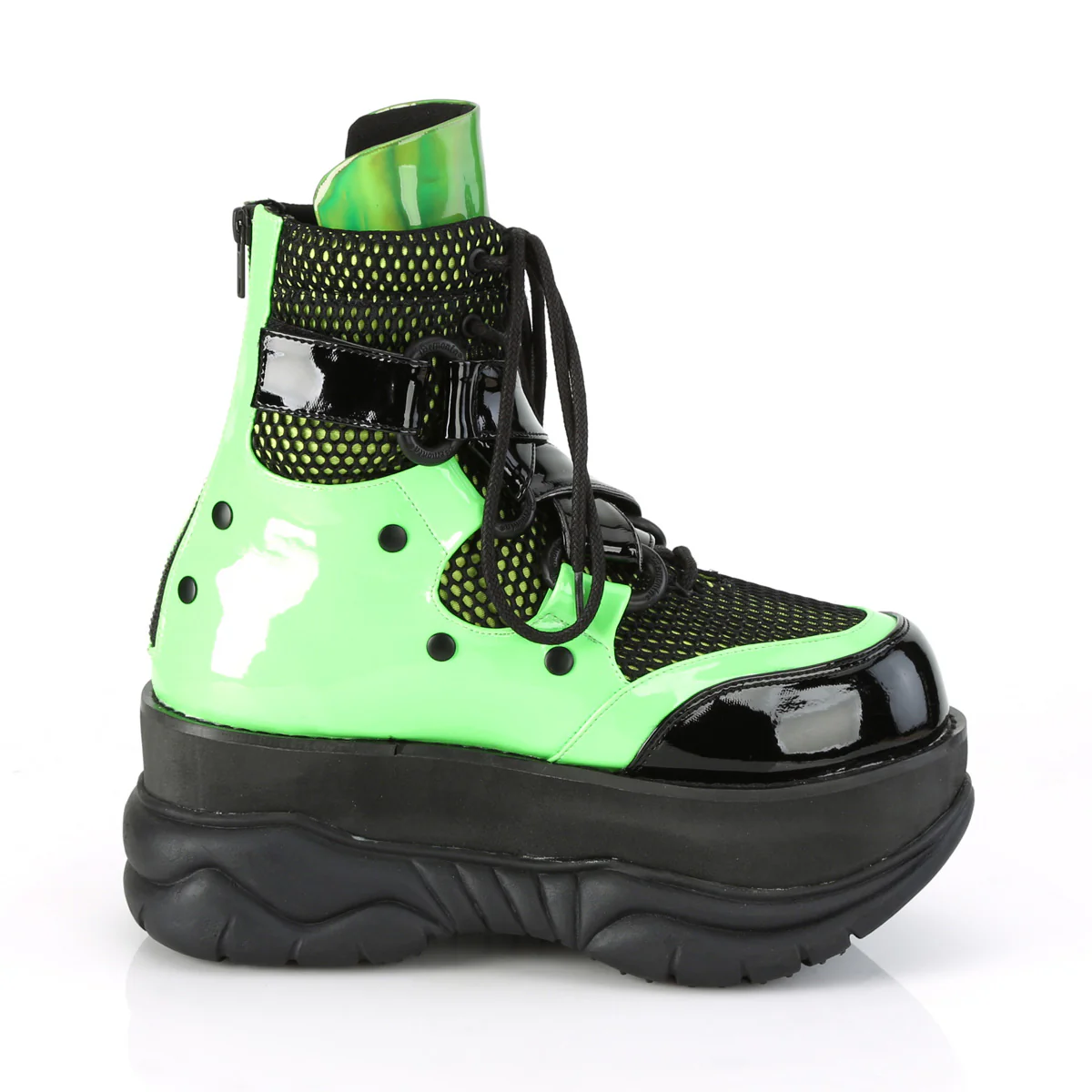 NEPTUNE-126  Black-Green Patent Multi - Image 5