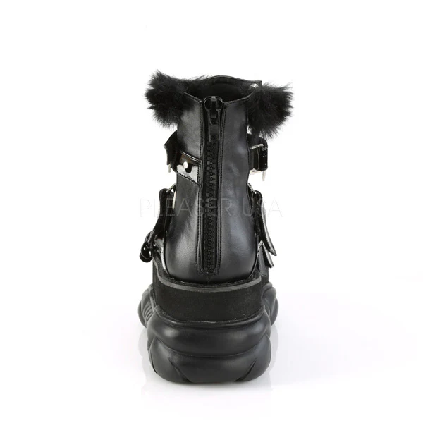NEPTUNE-150 Black Vegan Leather- Black Patent - Image 4