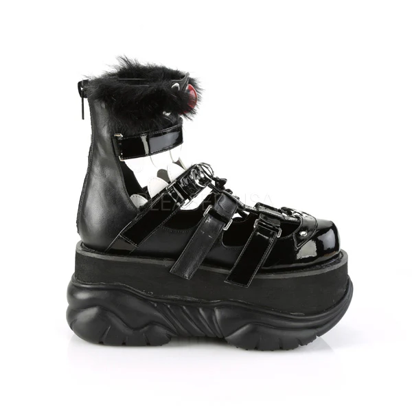 NEPTUNE-150 Black Vegan Leather- Black Patent - Image 5