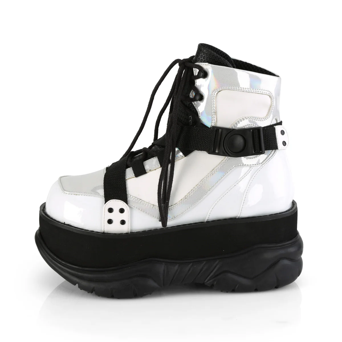 NEPTUNE-181 White Vegan Leather Multi - Image 3
