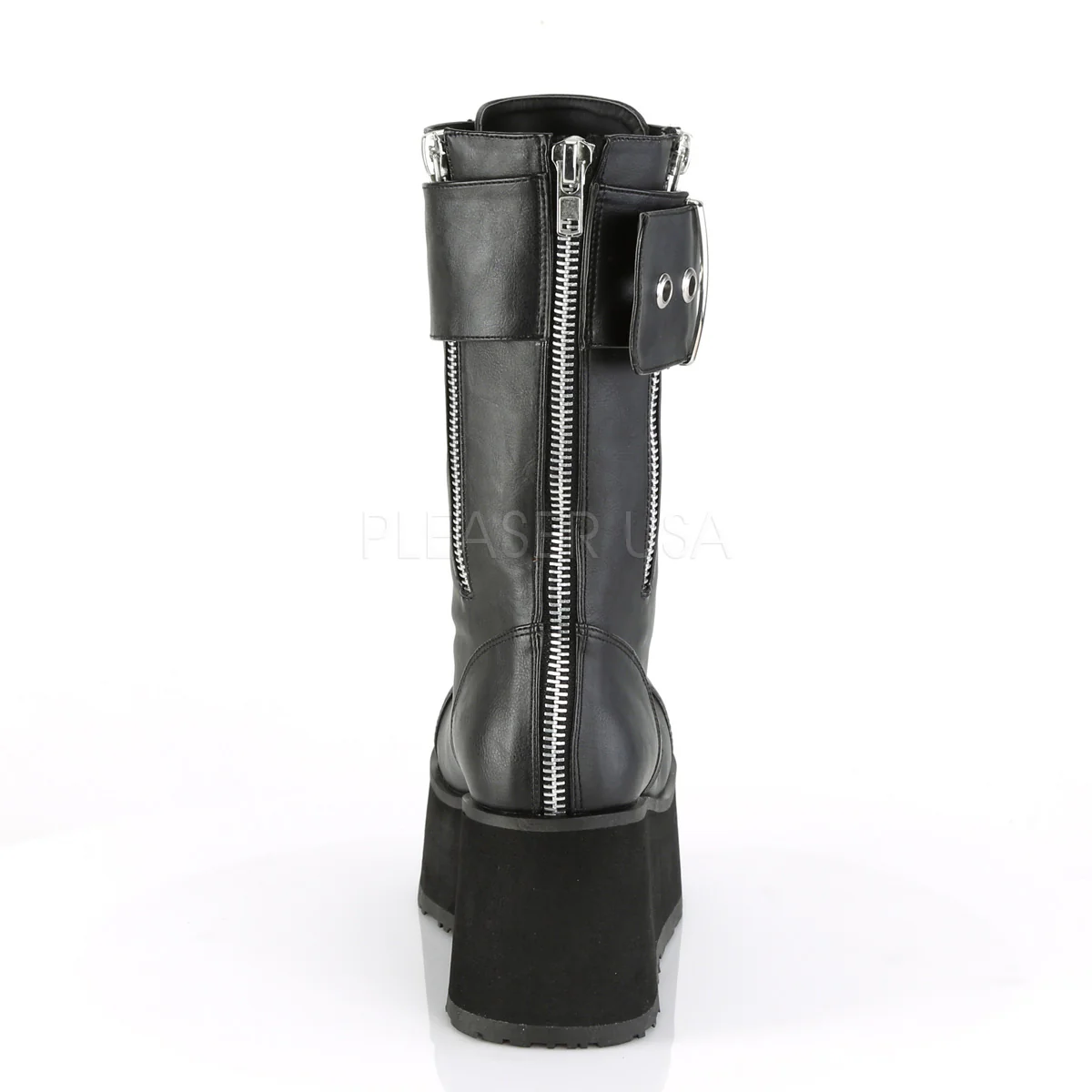 PETROL-150 Black Vegan Leather - Image 3