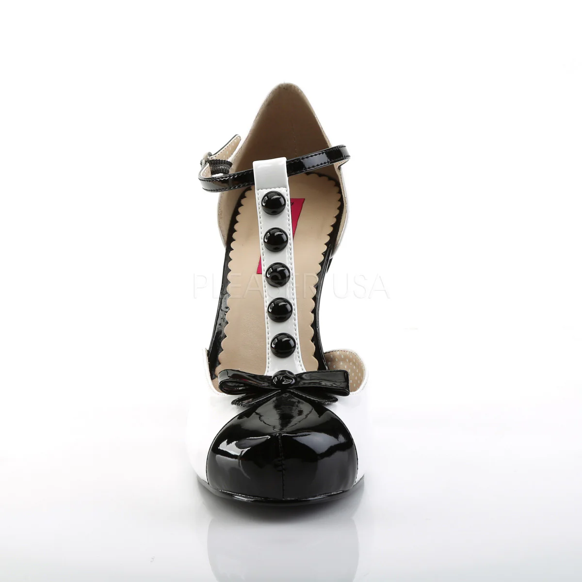 PINUP-02  Black-White Patent - Image 2