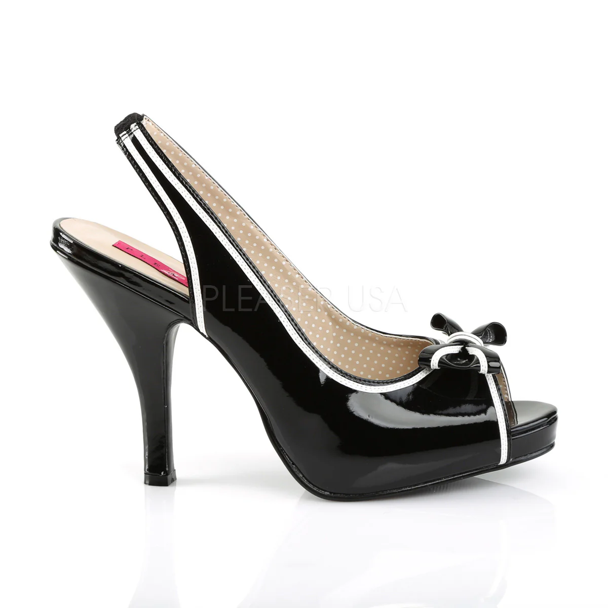 PINUP-10 Black-White Patent - Image 5