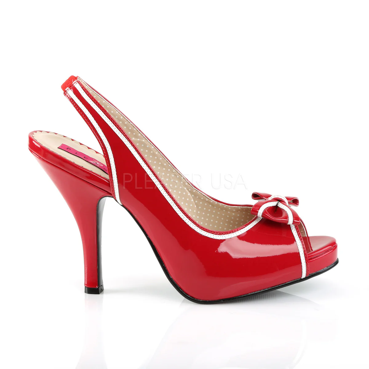 PINUP-10 Red-White Patent - Image 5
