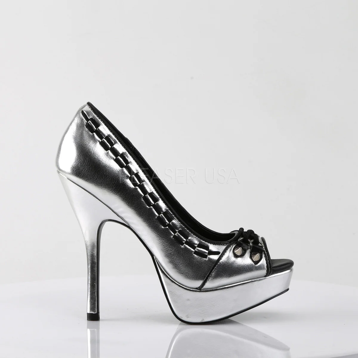 PIXIE-18 Silver Vegan Leather - Image 5