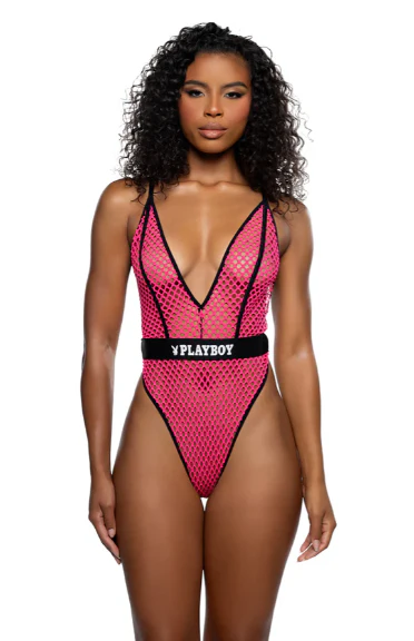 Playboy Erotic Bunny teddy - PBLI192 Black - Image 5