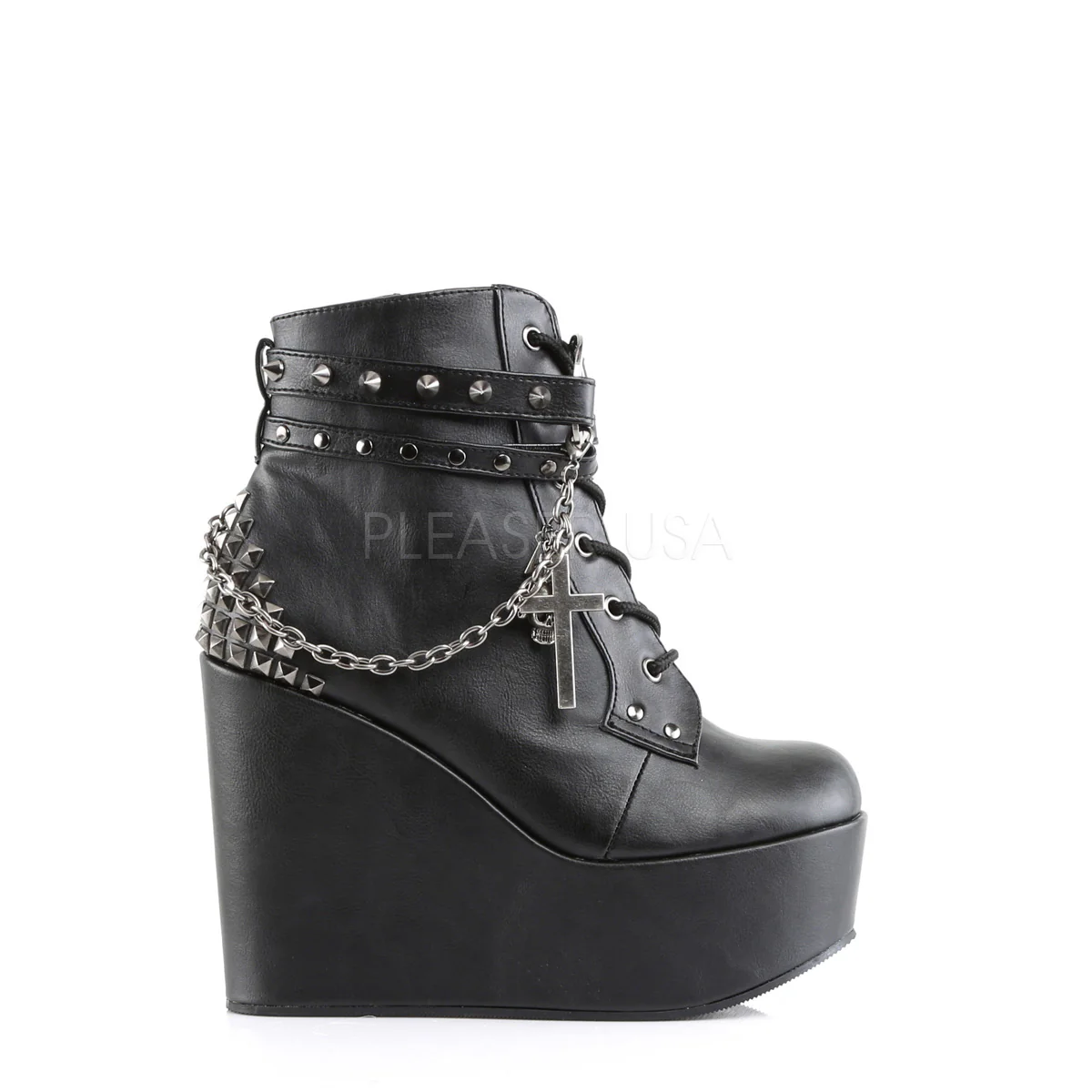 POISON-101  Black Vegan Leather - Image 5
