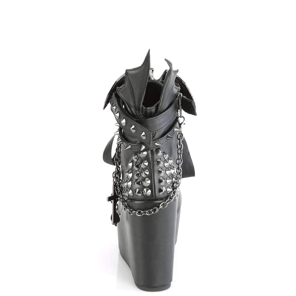 POISON-107  Black Vegan Leather - Image 4