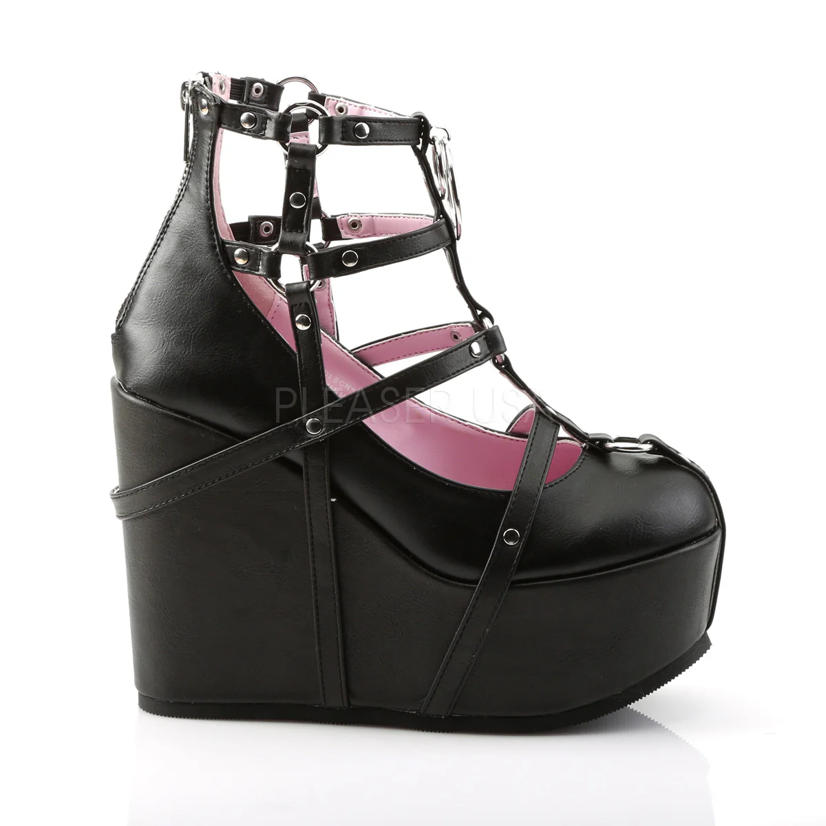 POISON-25-1  Black Vegan Leather - Image 5