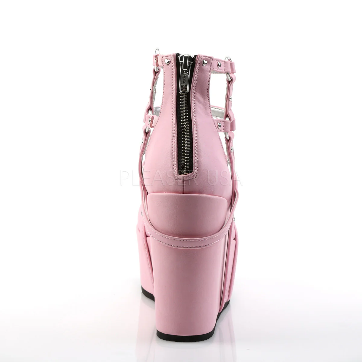 POISON-25-2  Pink Vegan Leather - Image 4