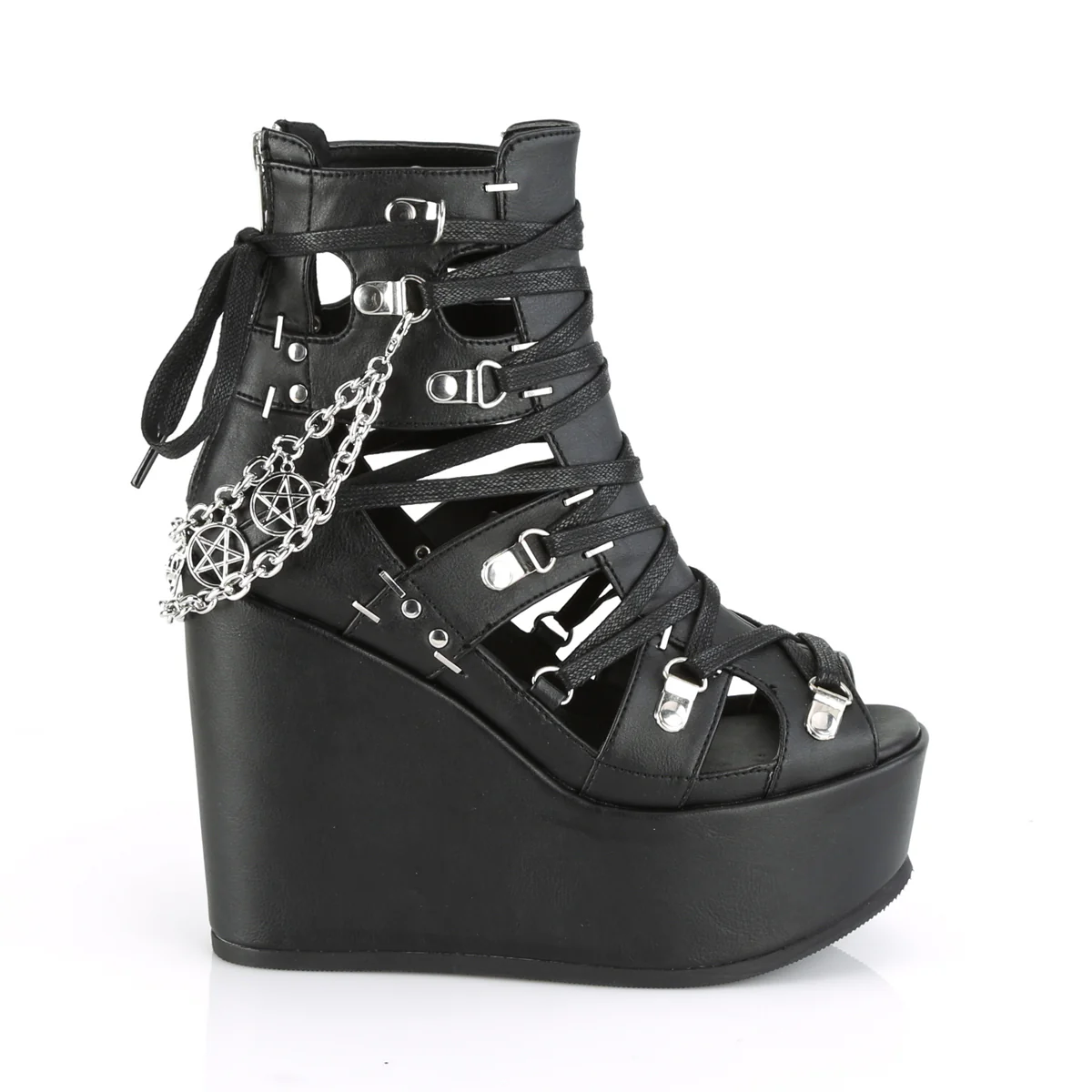 POISON-95 Black Vegan Leather - Image 5