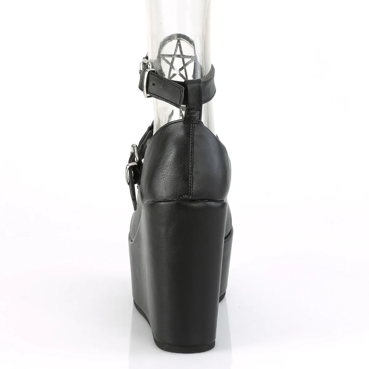 POISON-99-1  Black Vegan Leather - Image 4