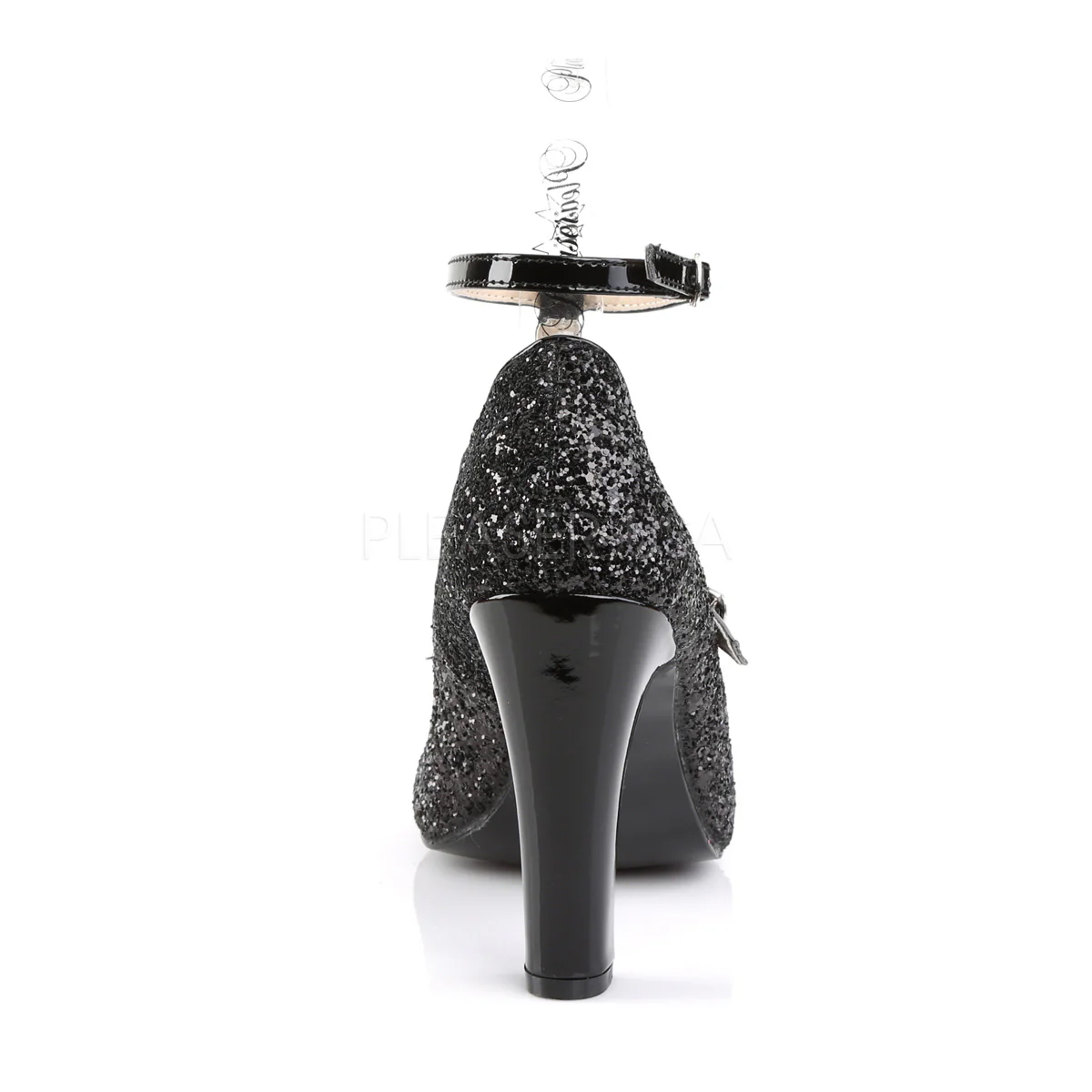 QUEEN-01  Black Glitter-Patent - Image 4