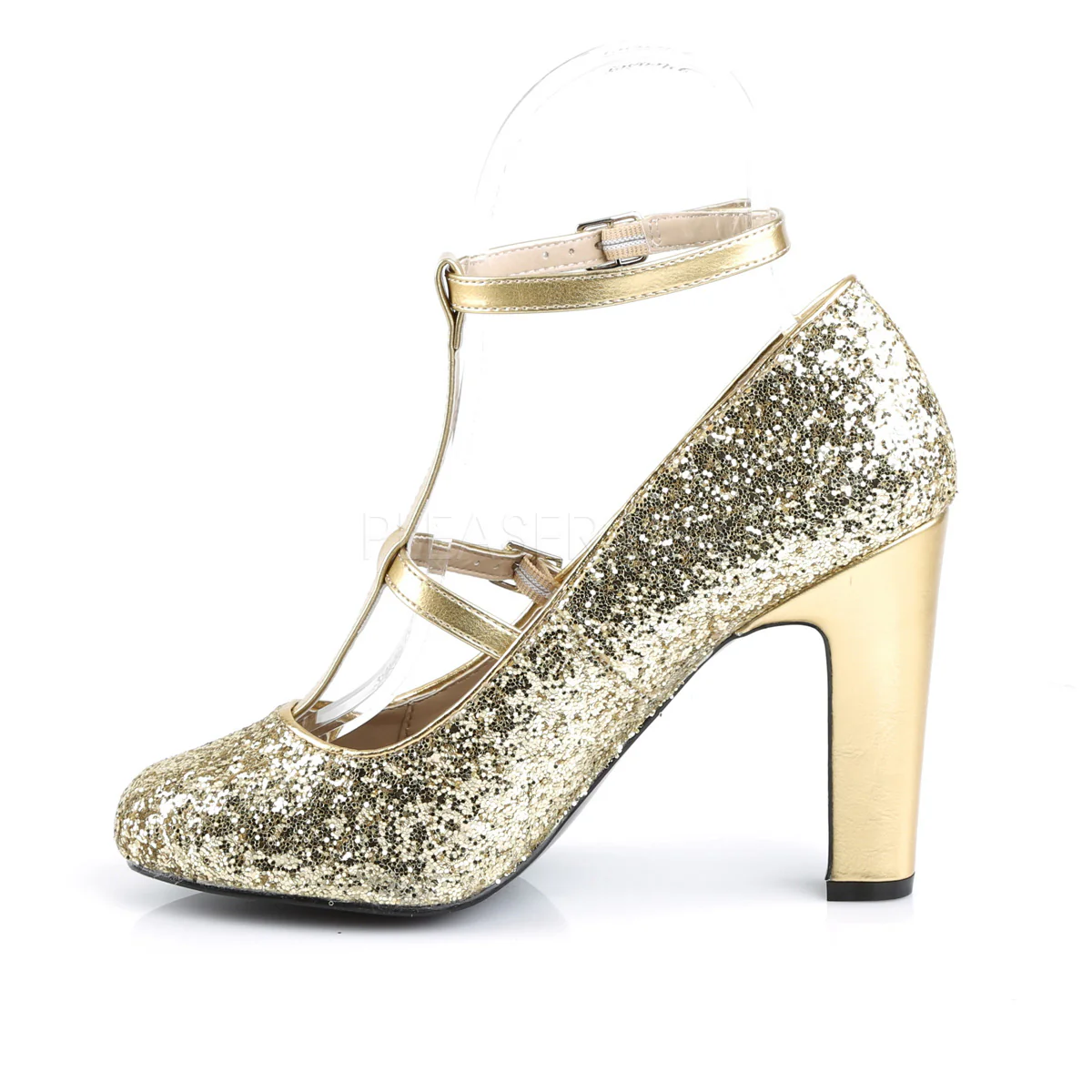 QUEEN-01 Gold Glitter-Metallic Pu - Image 3