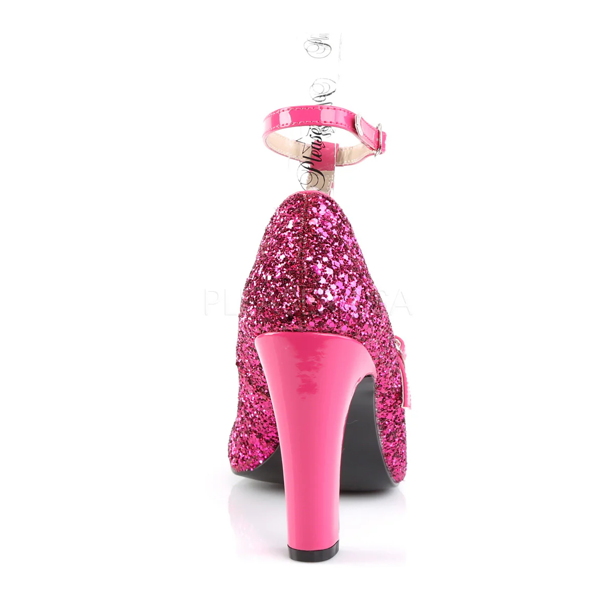 QUEEN-01  Hot Pink Glitter-Patent - Image 4