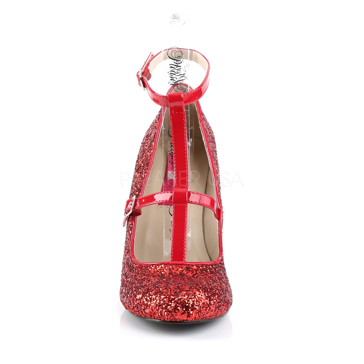 QUEEN-01 Red Glitter-Patent - Image 2