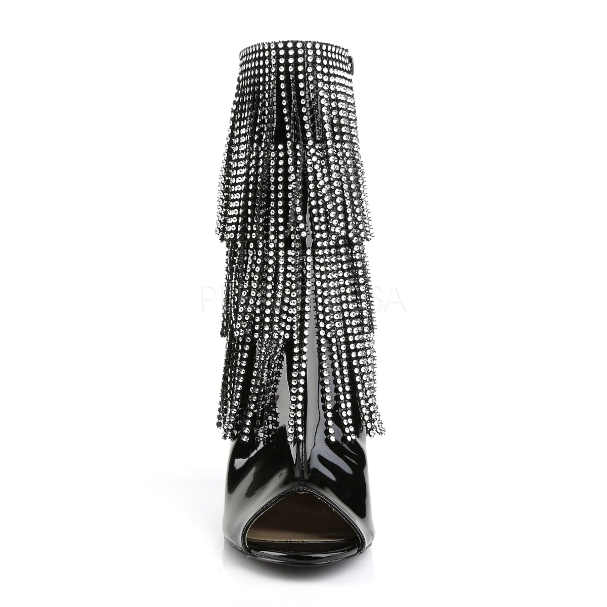 QUEEN-100  Black Patent - Image 2