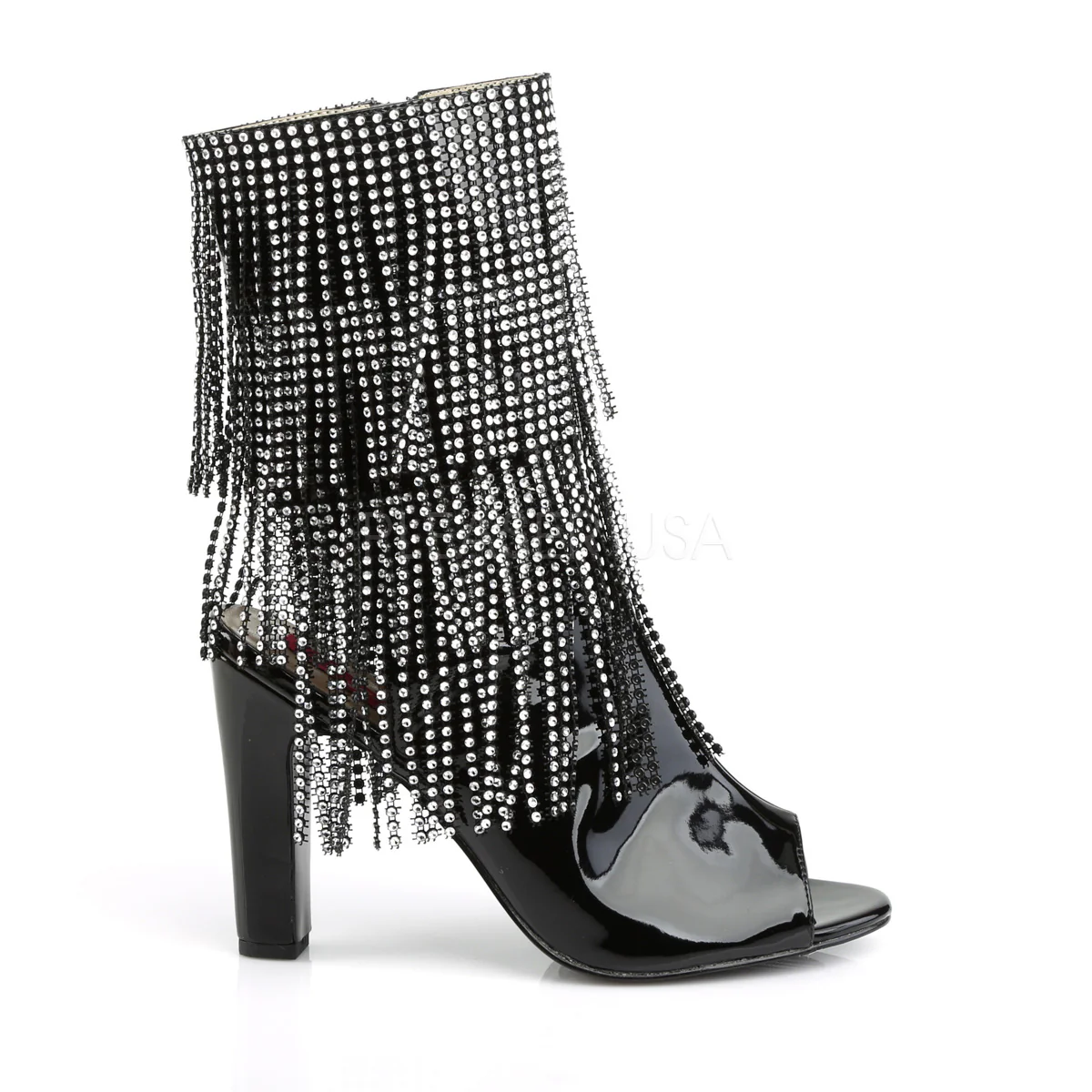 QUEEN-100  Black Patent - Image 5