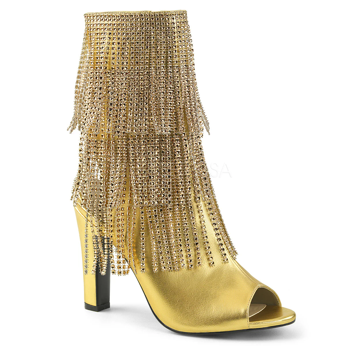 QUEEN-100 Gold Metallic Pu