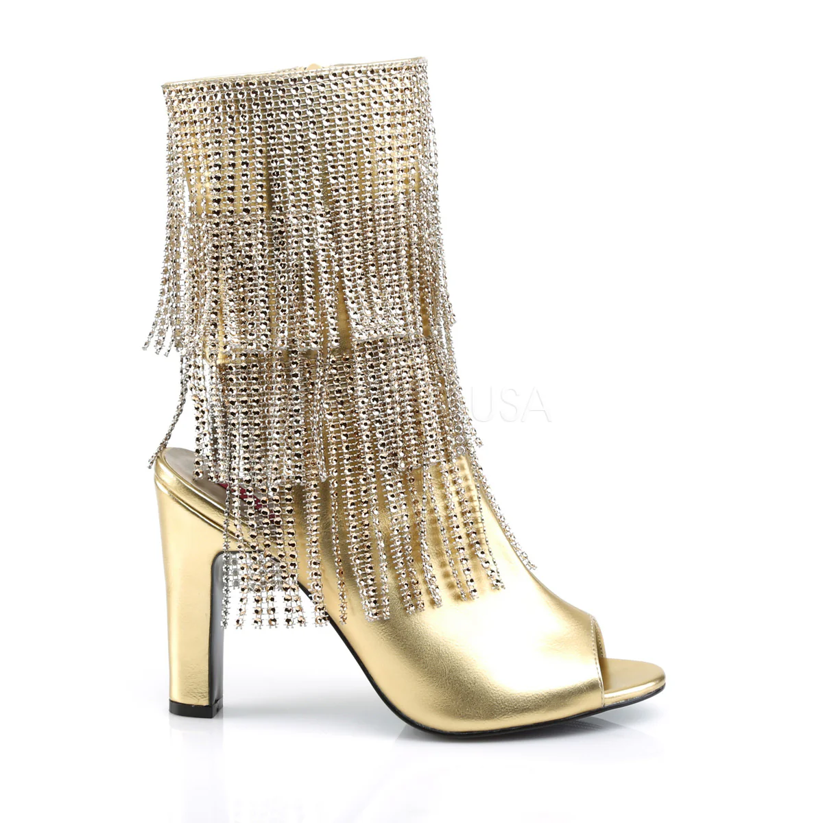 QUEEN-100 Gold Metallic Pu - Image 5