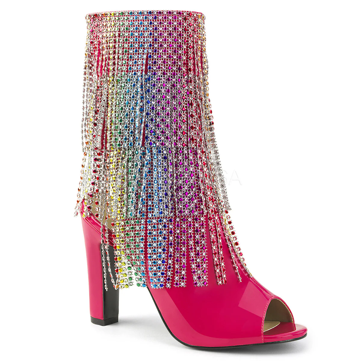 QUEEN-100 Hot Pink Patent