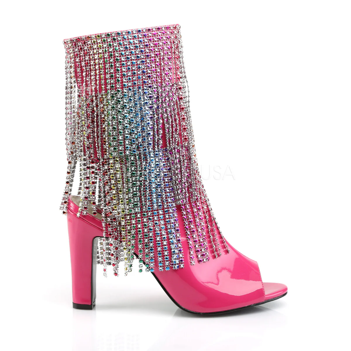 QUEEN-100 Hot Pink Patent - Image 5