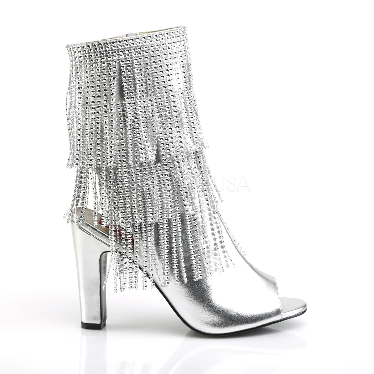QUEEN-100  Silver Metallic Pu - Image 5