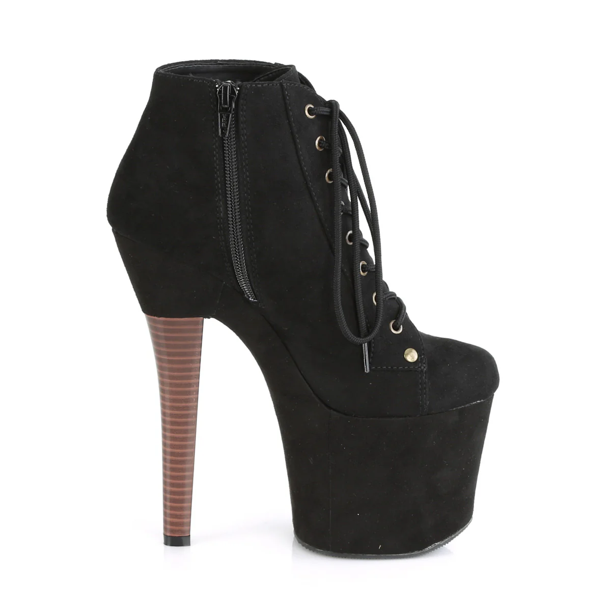 RADIANT-1005 Black Faux Suede/Black Faux Suede - Image 5