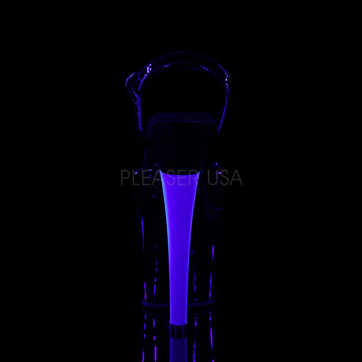 RADIANT-709UVH  Black Patent/Black-Neon Blue - Image 4