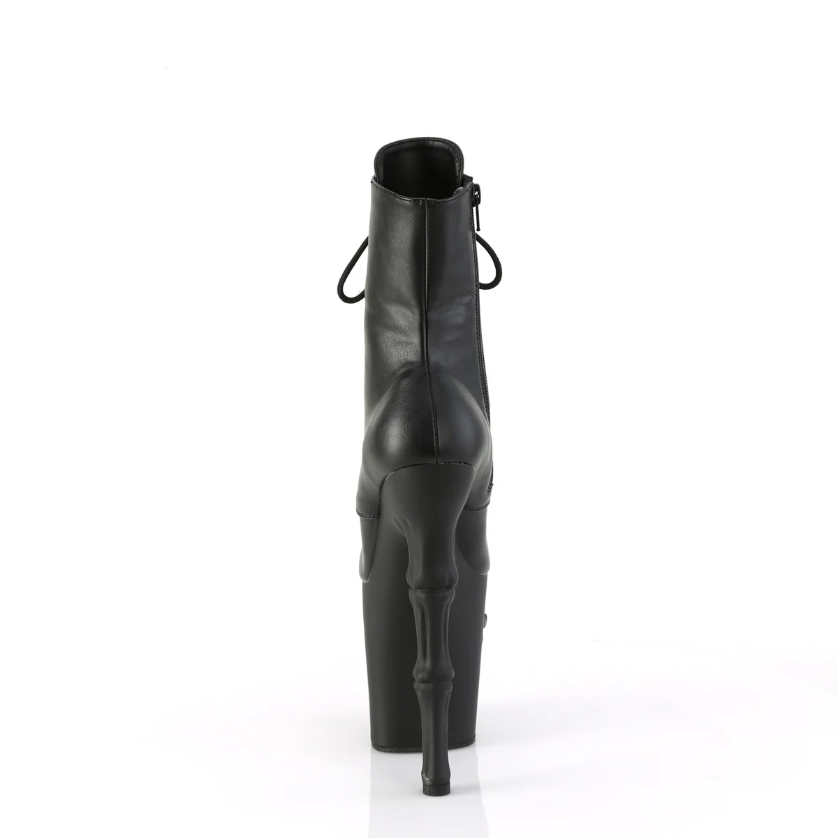 RAPTURE-1020  Black Faux Leather/Black Matte - Image 4
