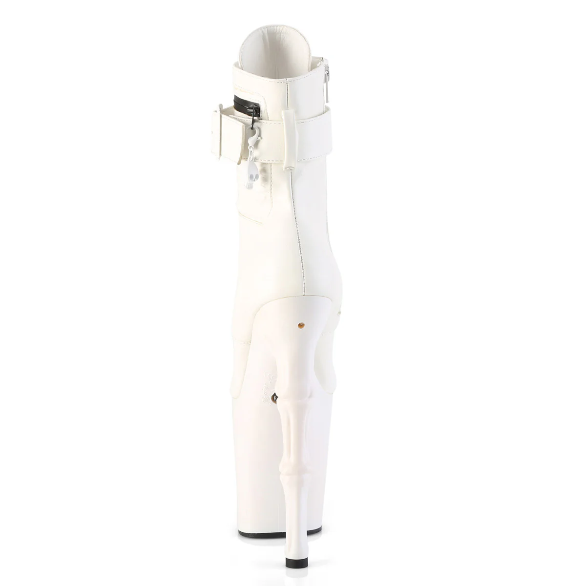 RAPTURE-1020STR-LT  White Faux Leather/White Matte - Image 4