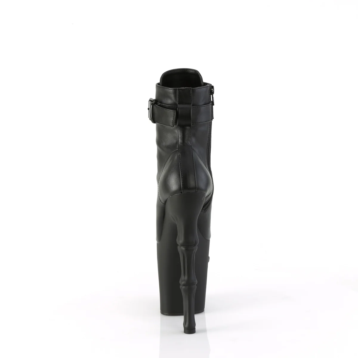 RAPTURE-1032 Black Faux Leather/Black Matte - Image 4