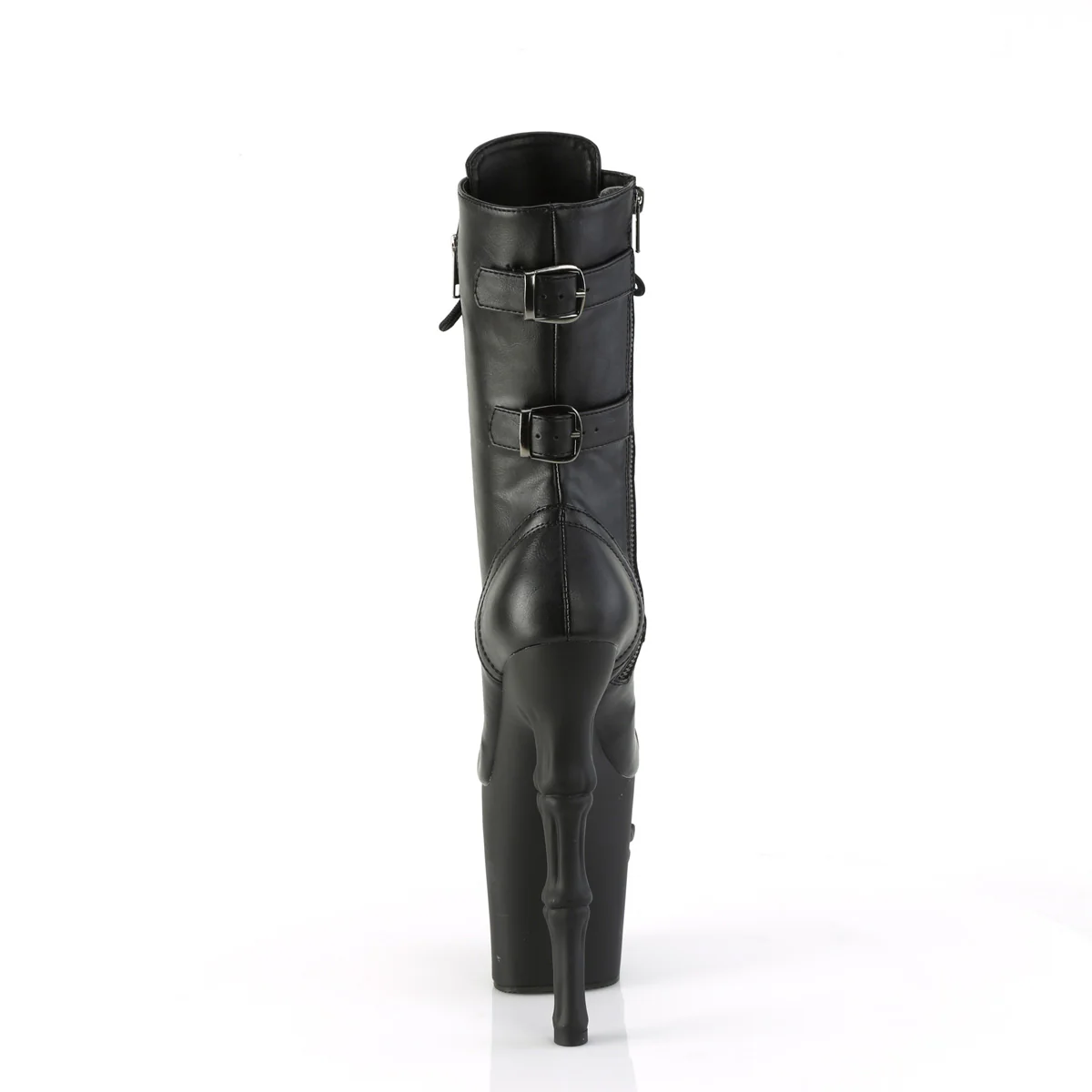 RAPTURE-1047  Black Faux Leather/Black Matte - Image 4