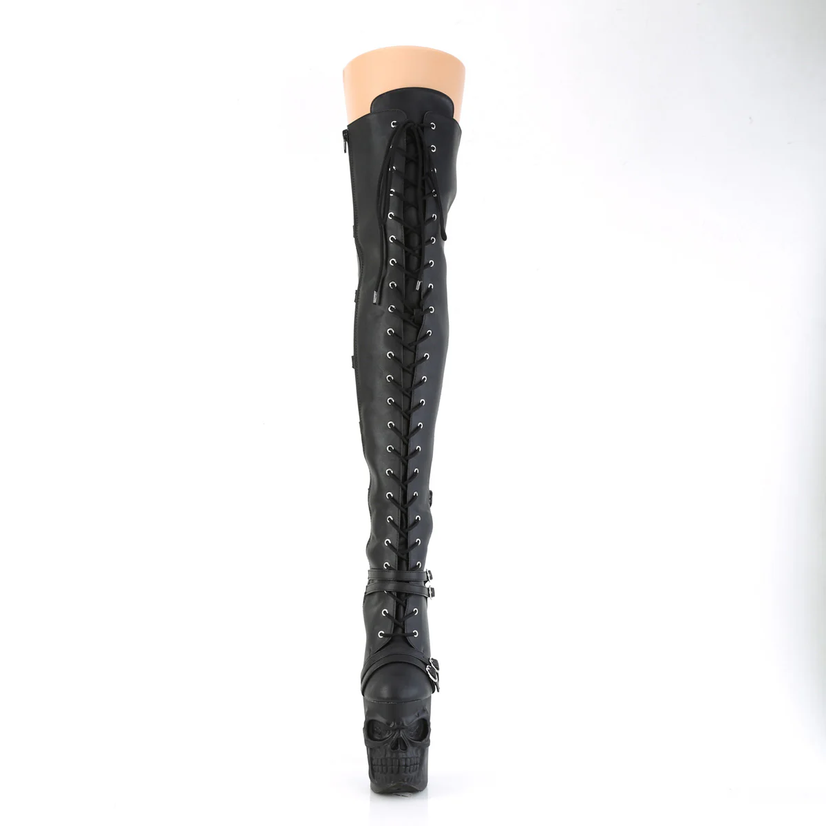 RAPTURE-3045 Black Faux Leather-Stretch.Faux Leather/Black Matte - Image 2