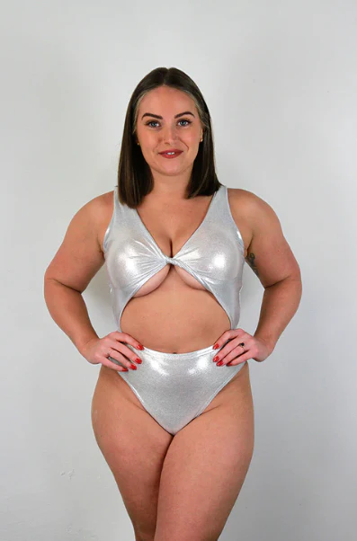 Rarr Black Matte Twisty Bodysuit - Image 7