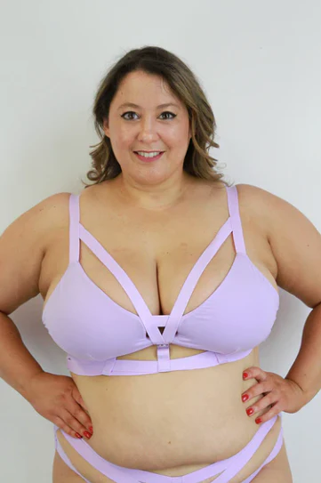 Rarr Luxe Strappy Bralette - Liliac