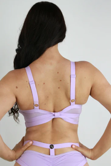 Rarr Luxe Strappy Bralette - Liliac - Image 2