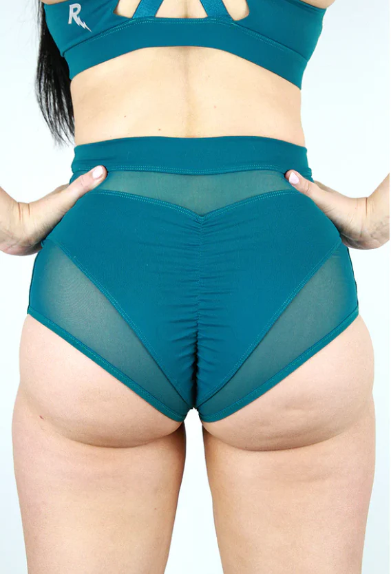 Rarr Maddox Super High Waist Short - Emerald - Image 5