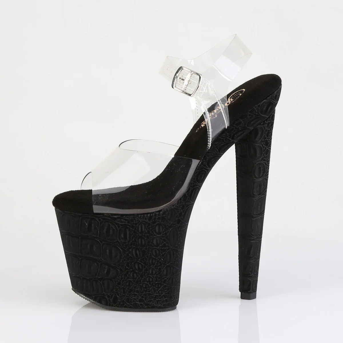 RAZZLE-808WR  Clear/Black Reptile Print - Image 3