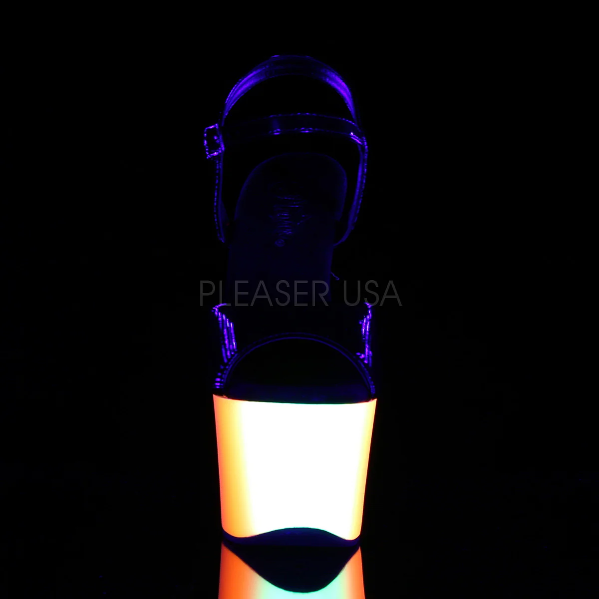 RAINBOW-309UV Black Patent/Neon Multi - Image 2