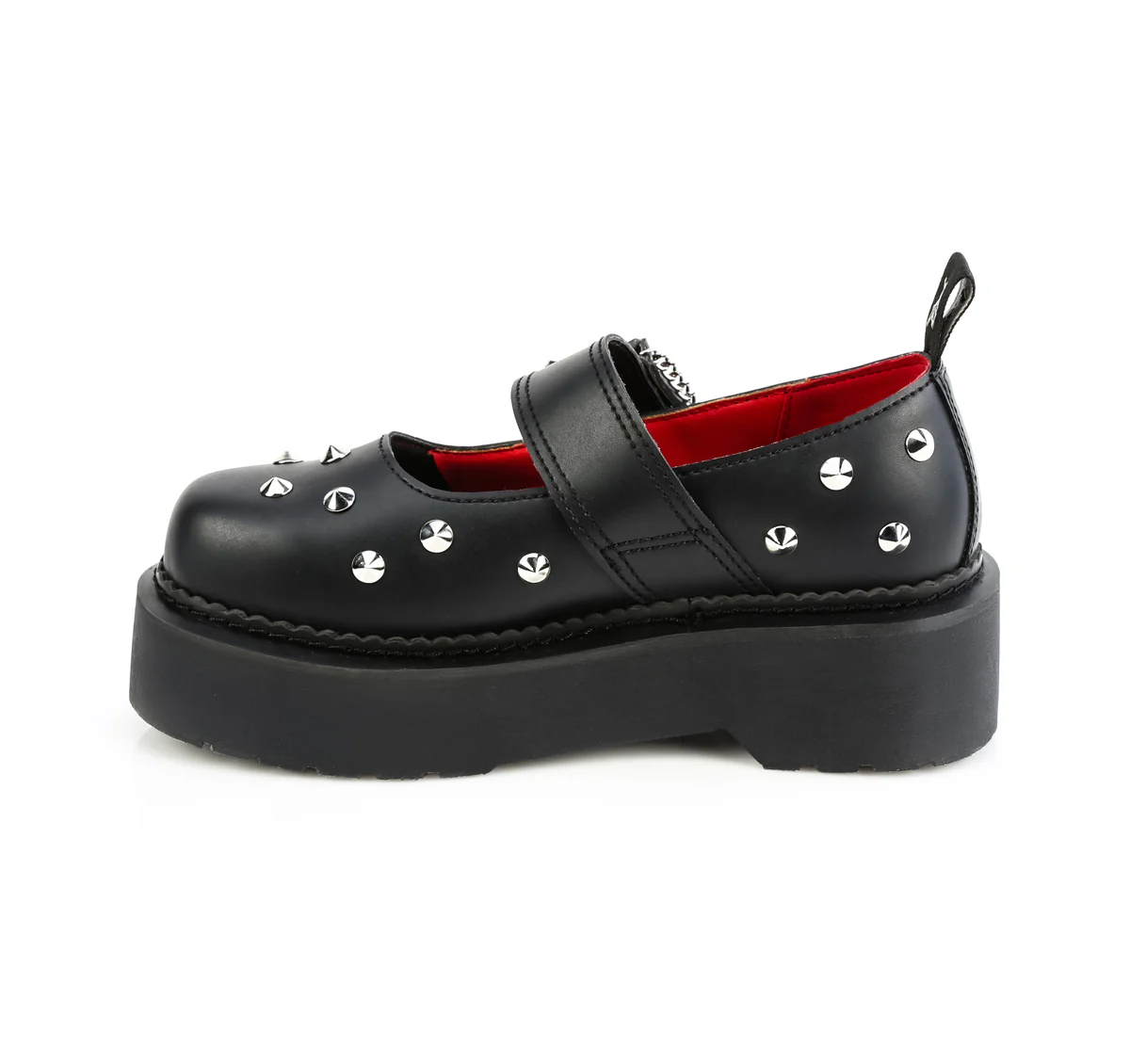 REBEL-01 Black Vegan Leather - Image 3