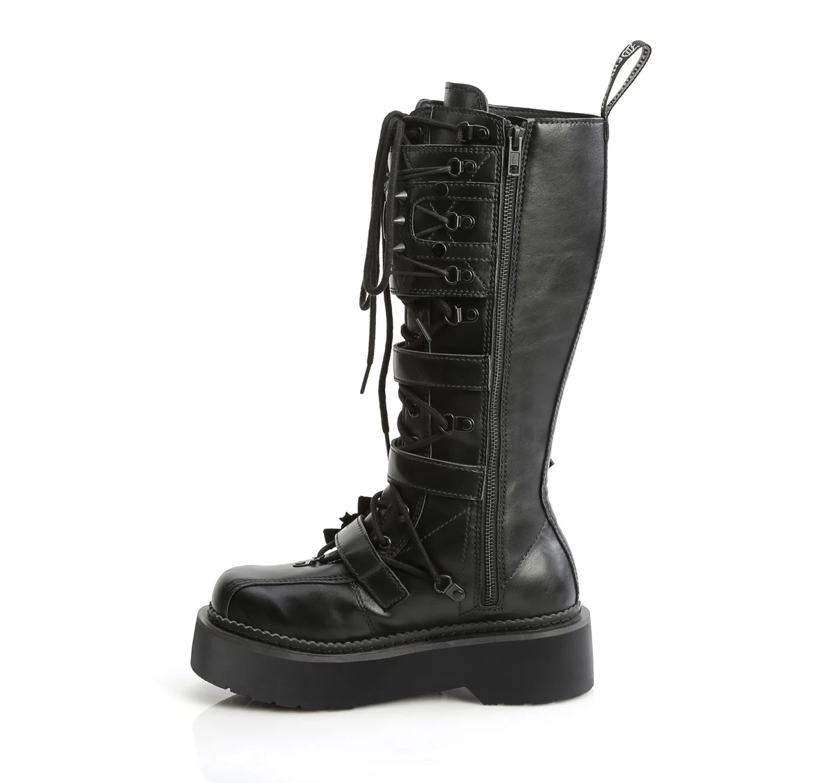 REBEL-200 Black Vegan Leather - Image 3