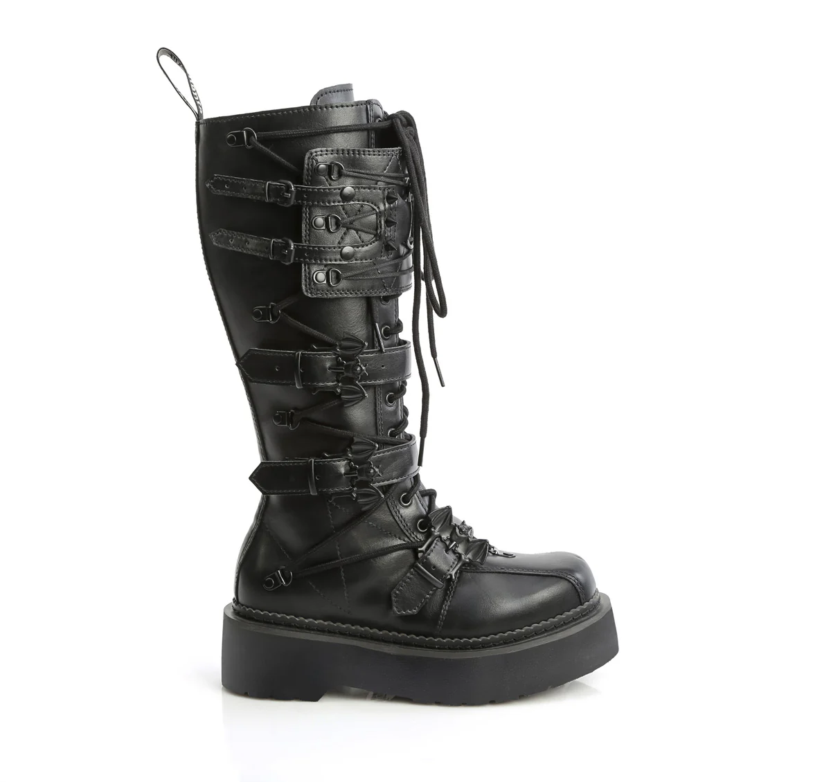 REBEL-200 Black Vegan Leather - Image 5
