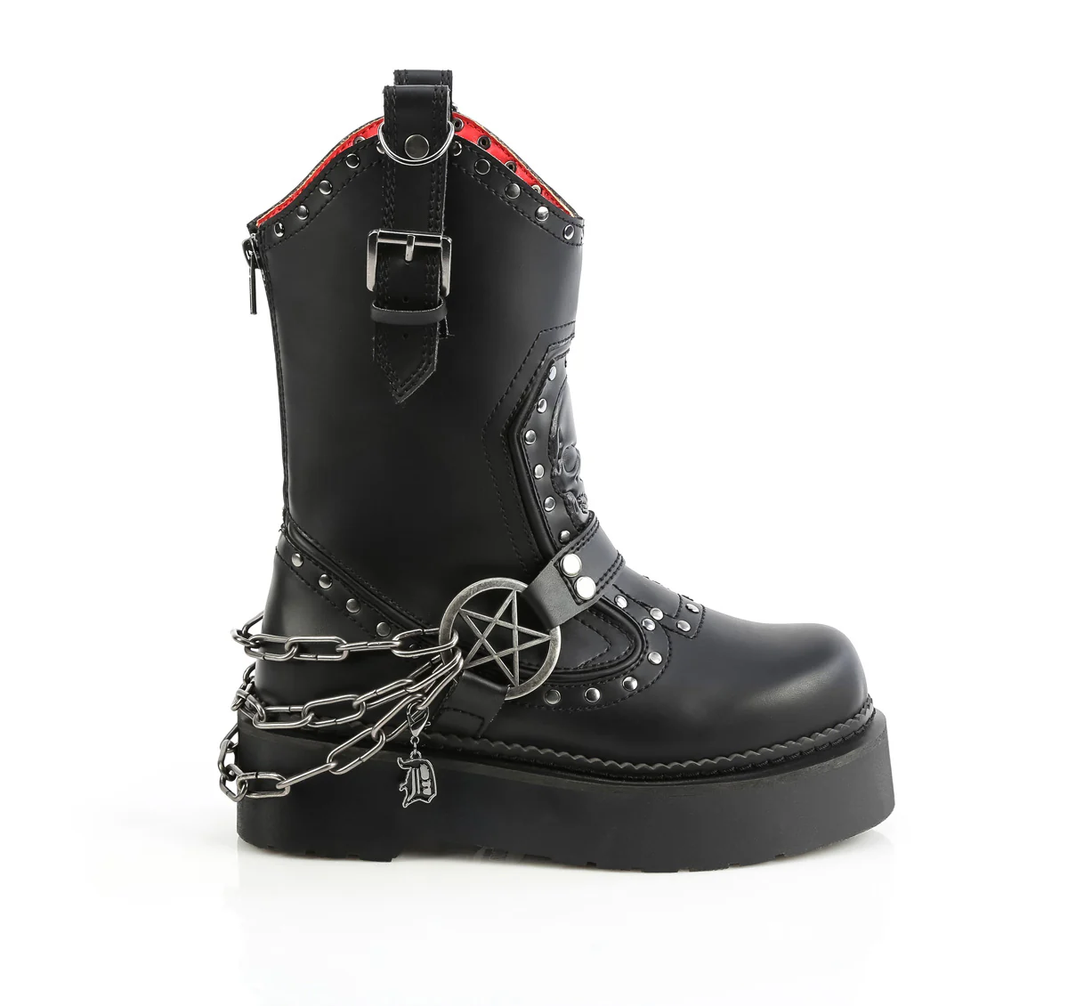REBEL-56  Black Vegan Leather - Image 5