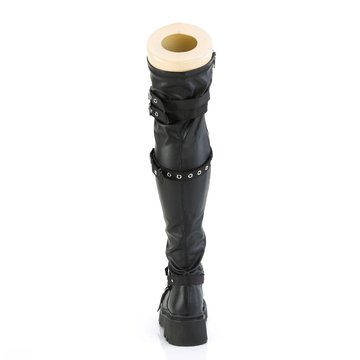 RENEGADE-320 Black Stretch Vegan Leather - Image 4