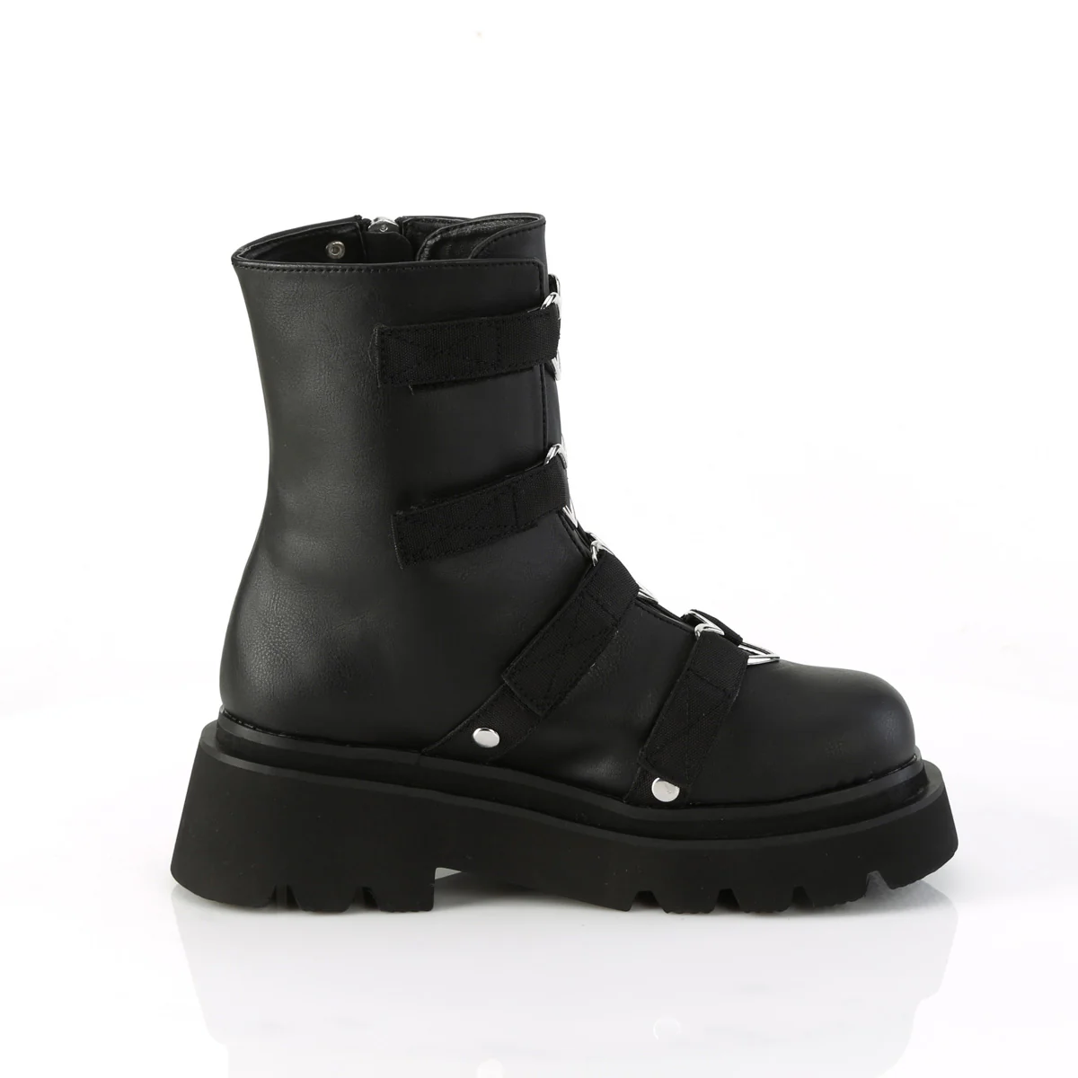 RENEGADE-50 Black Vegan Leather-Nylon - Image 5